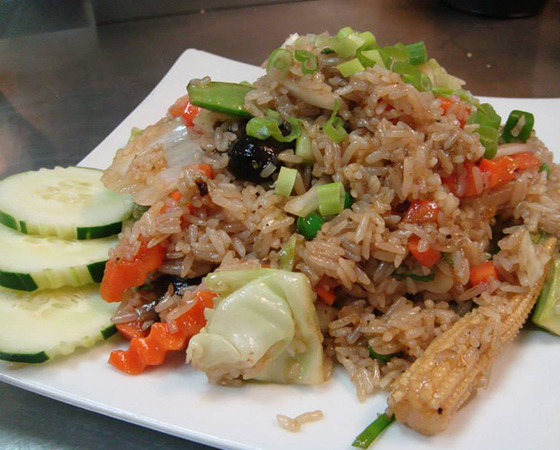 Image: Spicy Fried Rice Jae (veggie)